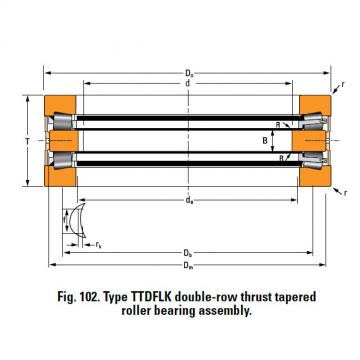 THRUST ROLLER BEARING TYPES TTDWK AND TTDFLK T12100F Thrust Race Double