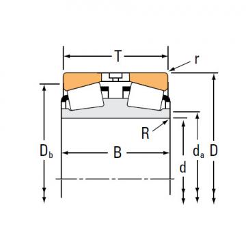 TDI TDIT Series Tapered Roller bearings double-row H228649D H228610