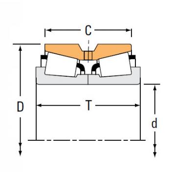 TNA Series Tapered Roller Bearings double-row NA17098 17245D