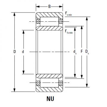 CYLINDRICAL BEARINGS ONE-ROW METRIC ISO SERIES NJ2317EMA