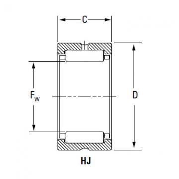 HJ SERIES CYLINDRICAL ROLLER BEARINGS IR-688036 HJ-8010436