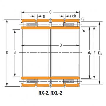 cylindrical roller bearing inner ring outer assembly 200arvsl1545 222rysl1545