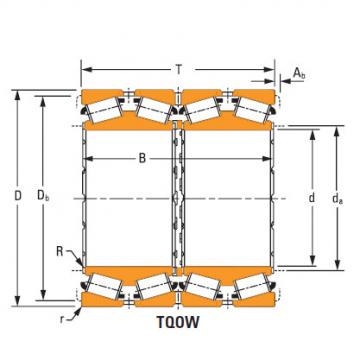 four-row tapered roller Bearings ee231401d 231975