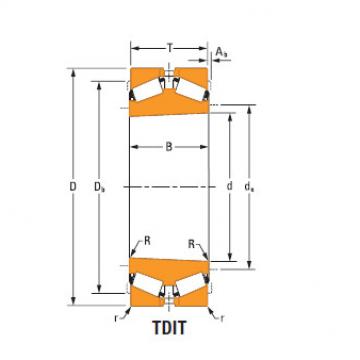 TdiT TnaT two-row tapered roller Bearings m268749Td m268710