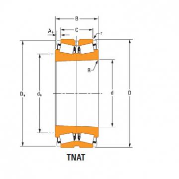 TdiT TnaT two-row tapered roller Bearings m333546Td m333510