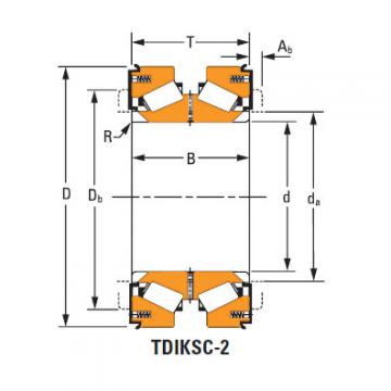 tdik thrust tapered roller bearings ee204135dw 204190