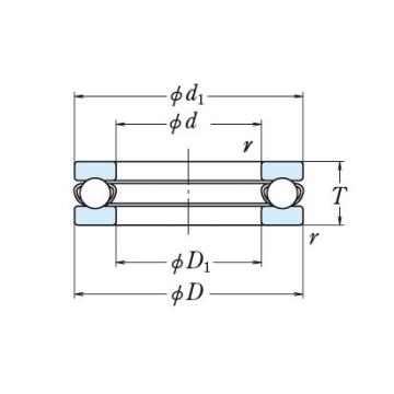 SINGLE-DIRECTION THRUST BEARINGS 51256X