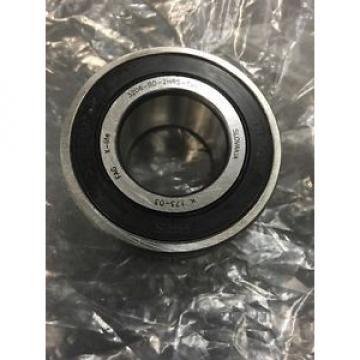 FAG 3206-BD-2HRS-TVH Angular Contact Ball Bearing, 30mm Bore, 62mm OD, 23.8mm W