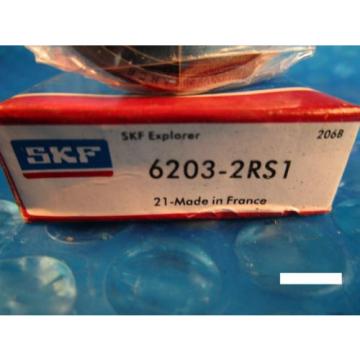 SKF 6203 2RS1, Single Row Radial Ball Bearing (FAG, NTN VV, NSK, Fafnir 203)