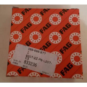 FAG Bearing 6207 2Z P6 C3