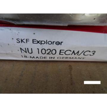 SKF NU 1020 ECM C3, NU1020 ECM  Cylindrical Roller Bearing (=2 FAG,KOYO,NTN,NSK)