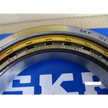 SKF NU 1020 ECM C3, NU1020 ECM  Cylindrical Roller Bearing (=2 FAG,KOYO,NTN,NSK)