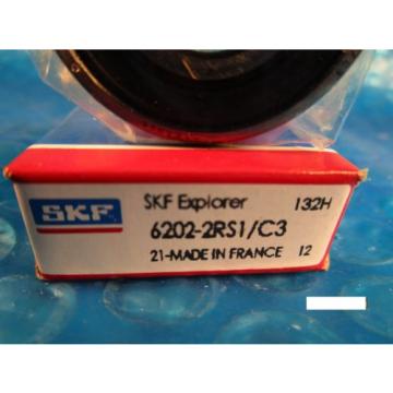 SKF 6202 2RS1 C3,Deep Groove roller Bearing(=2 NTN VV, NSK, FAG, Fafnir 202PP)