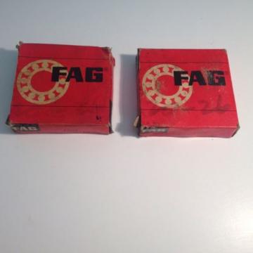 Set of Two Vintage  FAG  Ball Bearing 1207 Y 75/19    Sealed