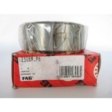 NEW FAG 2308M-P6 Self-Aligning Bearing 2308MP6 2308 Double Row ABEC 3 Ball