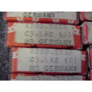 20PCS FAG 6200 2RSR C3 NTN JAPAN BEARING DOUBLE SEALED SAME AS  6200-2RS NEW IN BOXES
