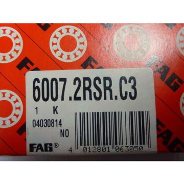 FAG 6007.2RSR.C3 Bearing 35 x 62 x 14mm ! NEW !