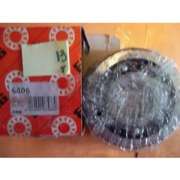NEW IN BOX FAG ROLLER BEARING 6406 30MM ID (DR1B4)