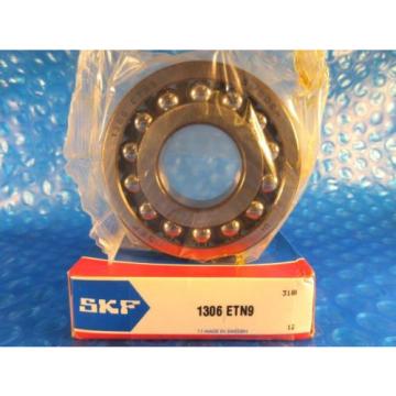 SKF 1306 ETN9, 1306ETN9, Double Row Self-Aligning Bearing(FAG, KOYO, SNR, NSK)