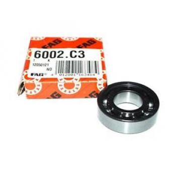 NEW FAG 6002.C3 DEEP GROOVE ROLLER BEARING 15 MM X 32 MM X 9 MM