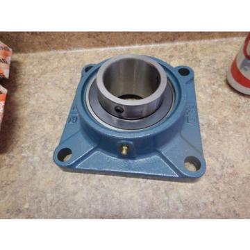 NEW FAG F56212 Ball Bearing Housing 4 Bolt Flange Mounted 2 7/16&#034; Bore NEW