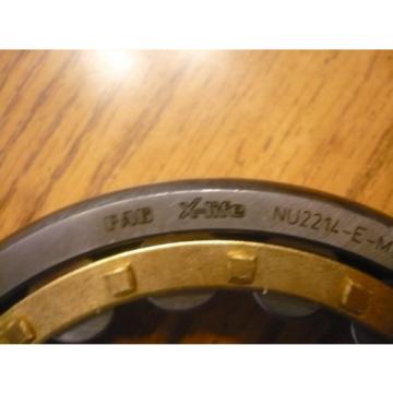 New Fag NU2214-E-M1 Cylindrical Roller Bearing No Box