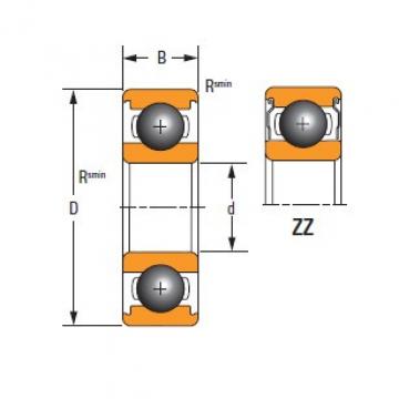 Timken DEEP GROOVE BALL BEARINGS 61800-ZZ    