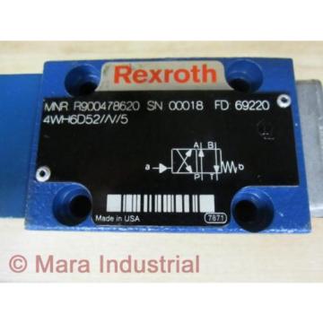 Rexroth Bosch R900478620 Vave 4WH6D52/N/5 - New No Box