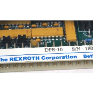 NEW REXROTH 102-WRE10-E AMPLIFIER CARD DPR-10 , 102WRE10E