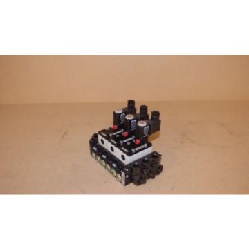 New Rexroth Pneumatic Directional Control Solenoid Valves, Bank Of 3