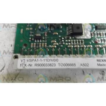 REXROTH VT-VSPA1-1-11D/V0/0 AMPLIFIER CARD *USED*