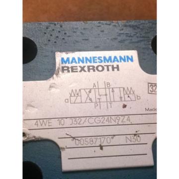 Mannesesmann Rexroth Directional Valve 4WE 10 J32/CG24N9Z4