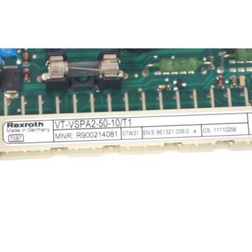 NEW REXROTH VT-VSPA2-50-10/T1 AMPLIFIER CARD R900214081