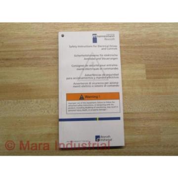 Mannesmann / Rexroth SV01-MS-P Manual 120-1300-B305 (Pack of 3)