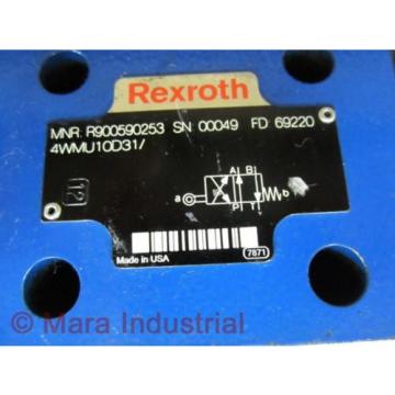 Rexroth Bosch R900590253 Valve 4WMU10D31/ - New No Box