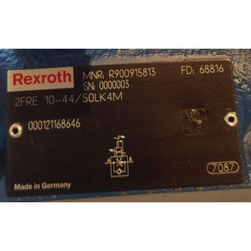 NEW!!  REXROTH 2FRE10-44/50LK4M CONTROL VALVE R900915813  2FRE 10-44/50 BOSCH