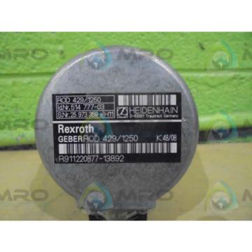 REXROTH (GERBER-ROD) R911220877-13892 (429/1250) *NEW NO BOX*