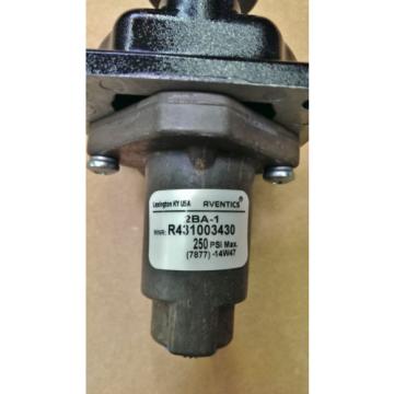 Rexroth 2-BA-1 Push Button Operated 1/4&#034; Pneumatic Valve R431003430 P54692-6