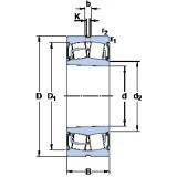 spherical roller bearing axial load BS2-2208-2RSK/VT143 SKF