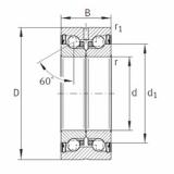 thrust ball bearing applications ZKLN1545-2RS INA