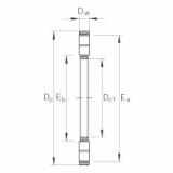 thrust ball images bearings K89317-M INA