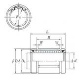 linear bearing shaft SDM8SMG KOYO