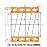 Timken Sealed roll neck Bearings Bore seal 1272 O-ring