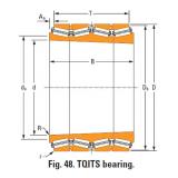 four-row tapered roller Bearings tQitS lm247730T lm247710d double cup