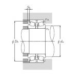 Double Row Tapered Roller Bearings NTN 323060